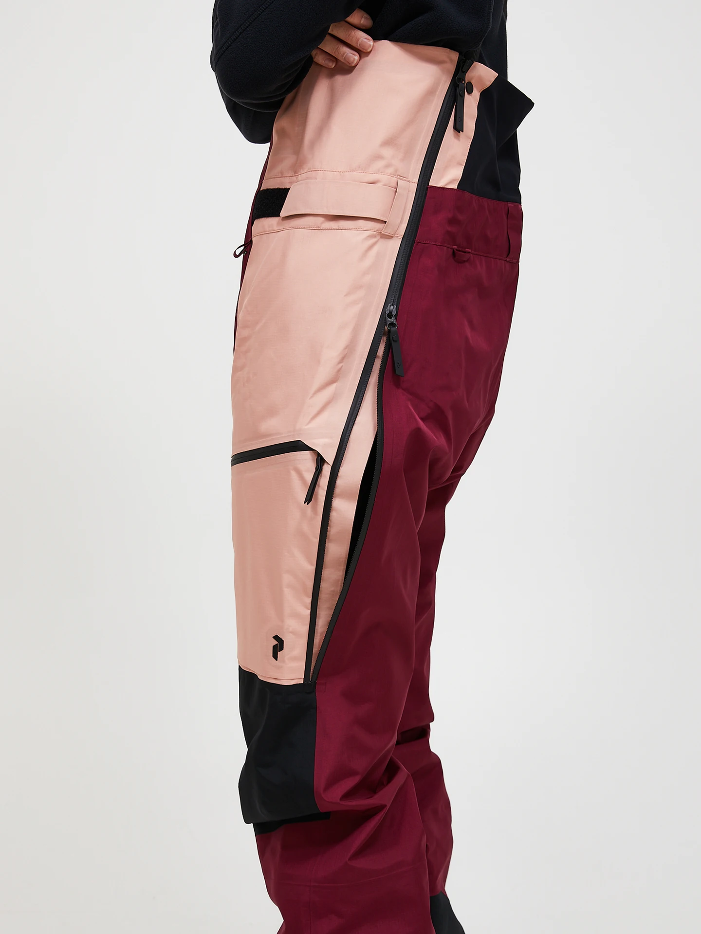 VERTICAL GORE-TEX PRO 3L SHELL BIB PANTS WOMEN PEACH FUZZ (P63) / VERTICAL ZENITH (R32) 5 VERTICAL GORE-TEX PRO 3L SHELL BIB PANTS WOMEN PEACH FUZZ (P63) / VERTICAL ZENITH (R32)