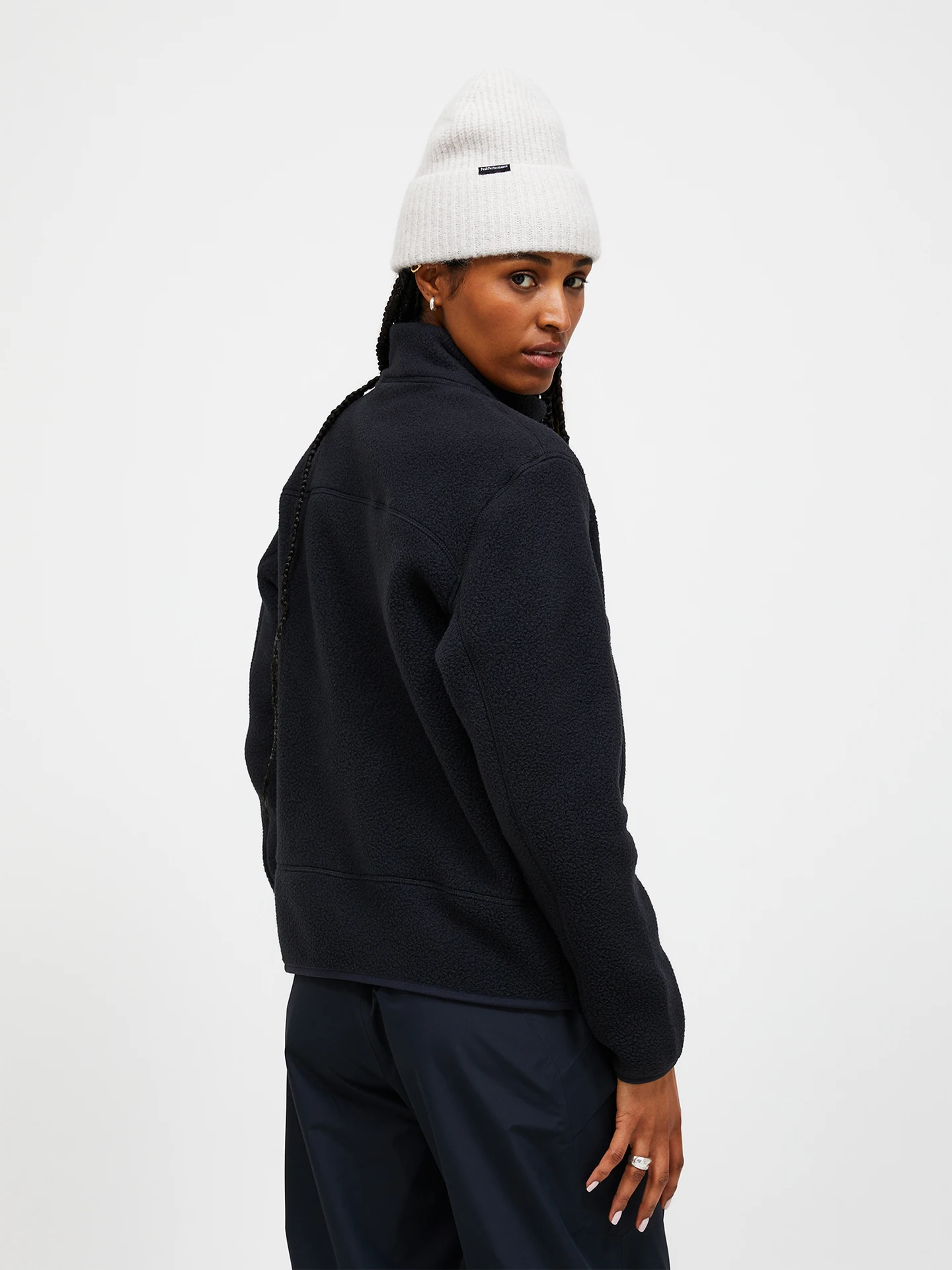 FLEECE HALF ZIP WOMEN PEACH FUZZ (P63) / VERTICAL ZENITH (R32)