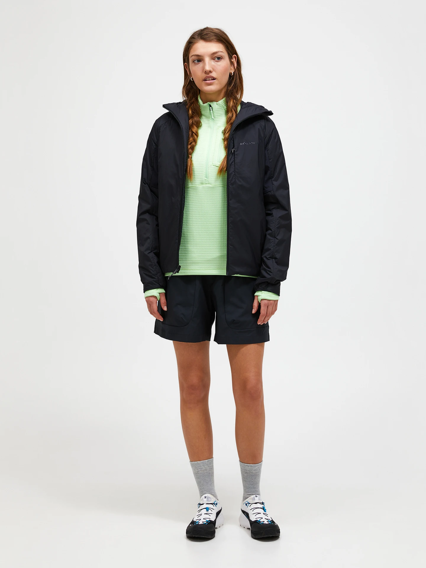 FREELIGHT REVERSIBLE INSULATED HOOD JACKET WOMEN PONDEROSA PINE (45Z)