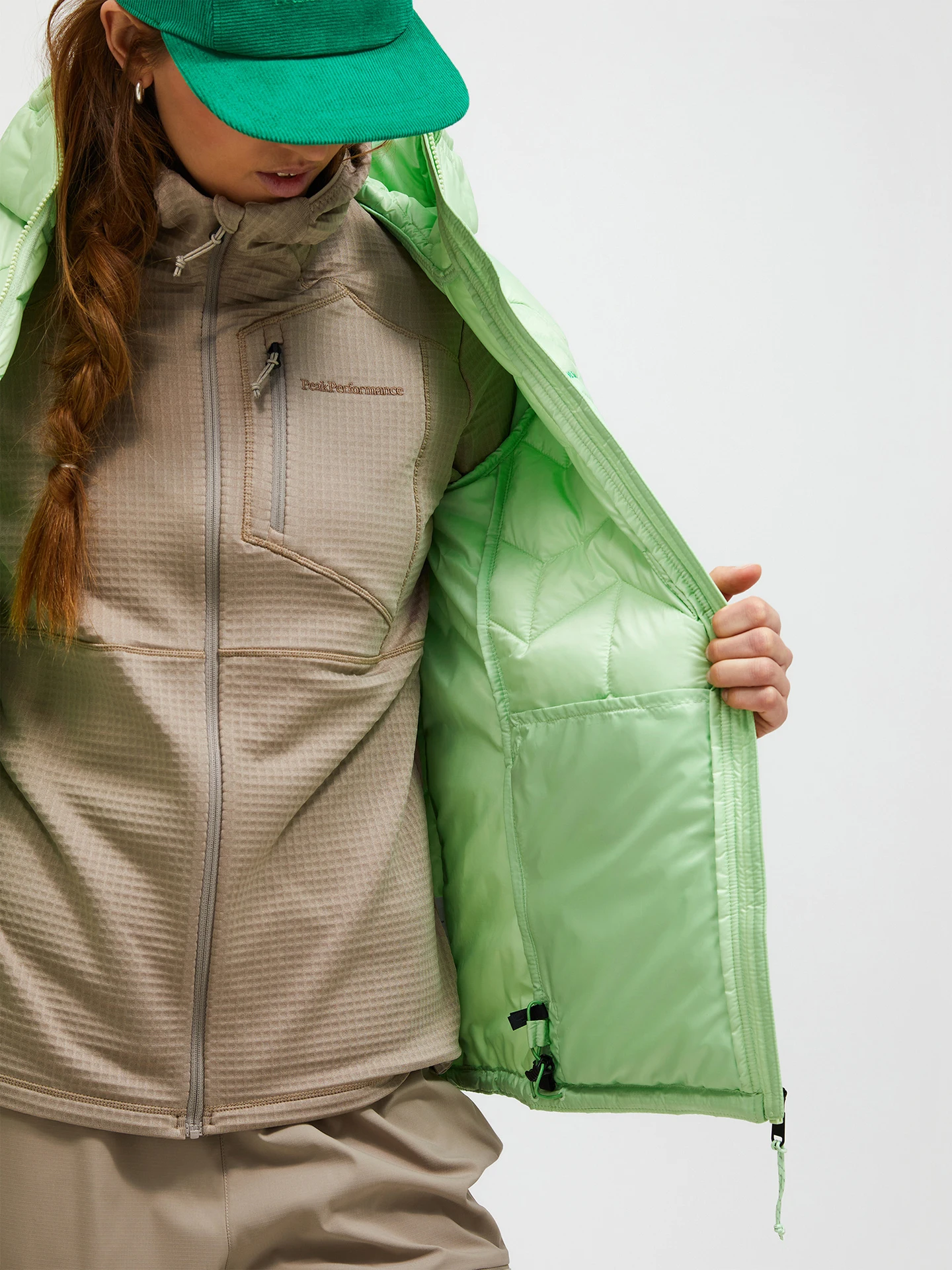 ELEVATE INSULATED HOOD JACKET WOMEN RED POMPEIAN (5DM) / WARM BLUSH (5BH)