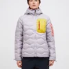 HELIUM UTILITY DOWN HOOD JACKET WOMEN RED POMPEIAN (5DM) / WARM BLUSH (5BH)