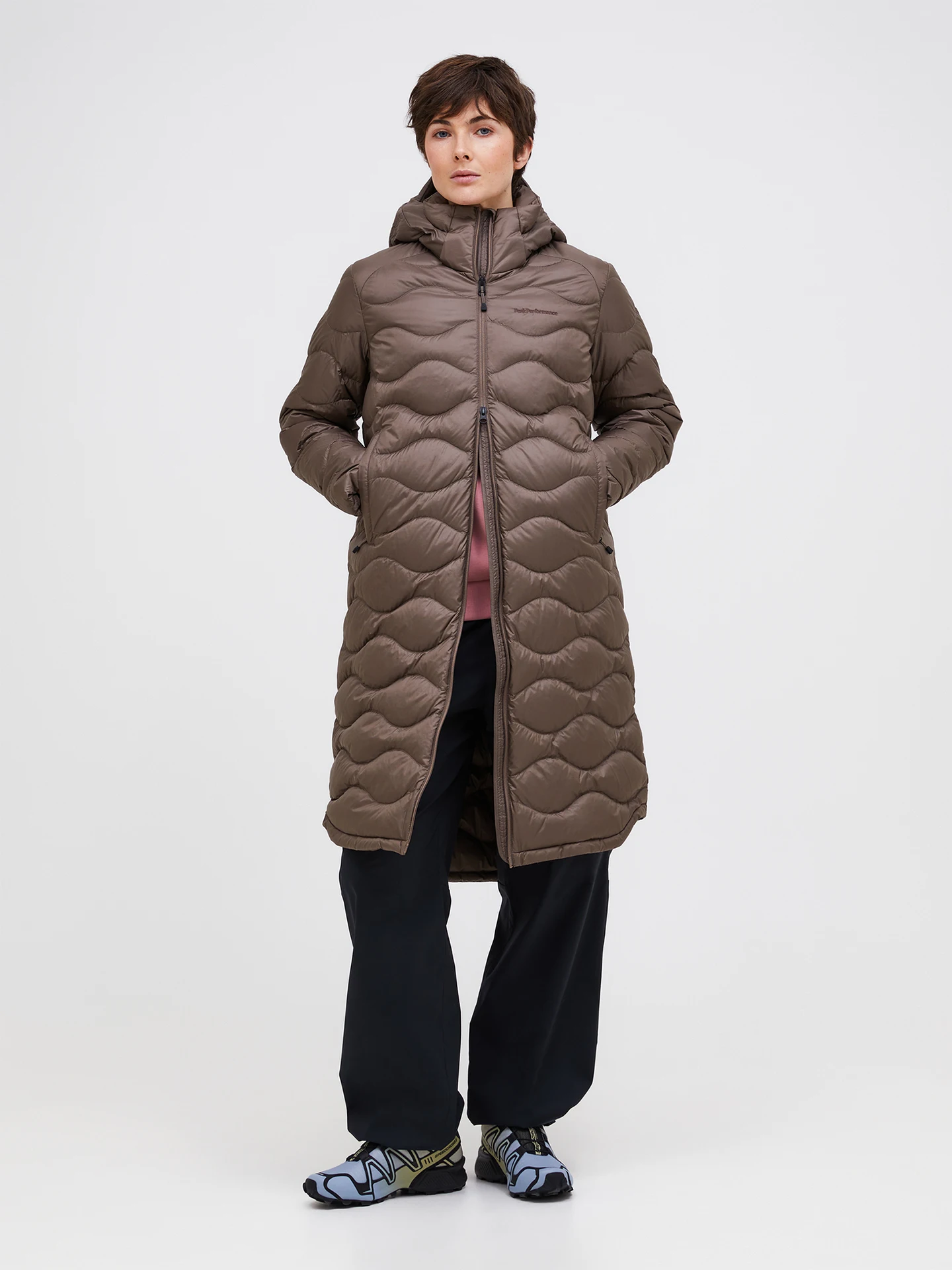 HELIUM DOWN COAT WOMEN RED POMPEIAN (5DM) / WARM BLUSH (5BH)
