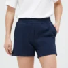 ORIGINAL SMALL LOGO SHORTS WOMEN PEACH FUZZ (P63) / TECH BURGUNDY (R33)