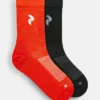 HIKING SOCKS 2-PACK PEACH FUZZ (P63) / TECH BURGUNDY (R33)
