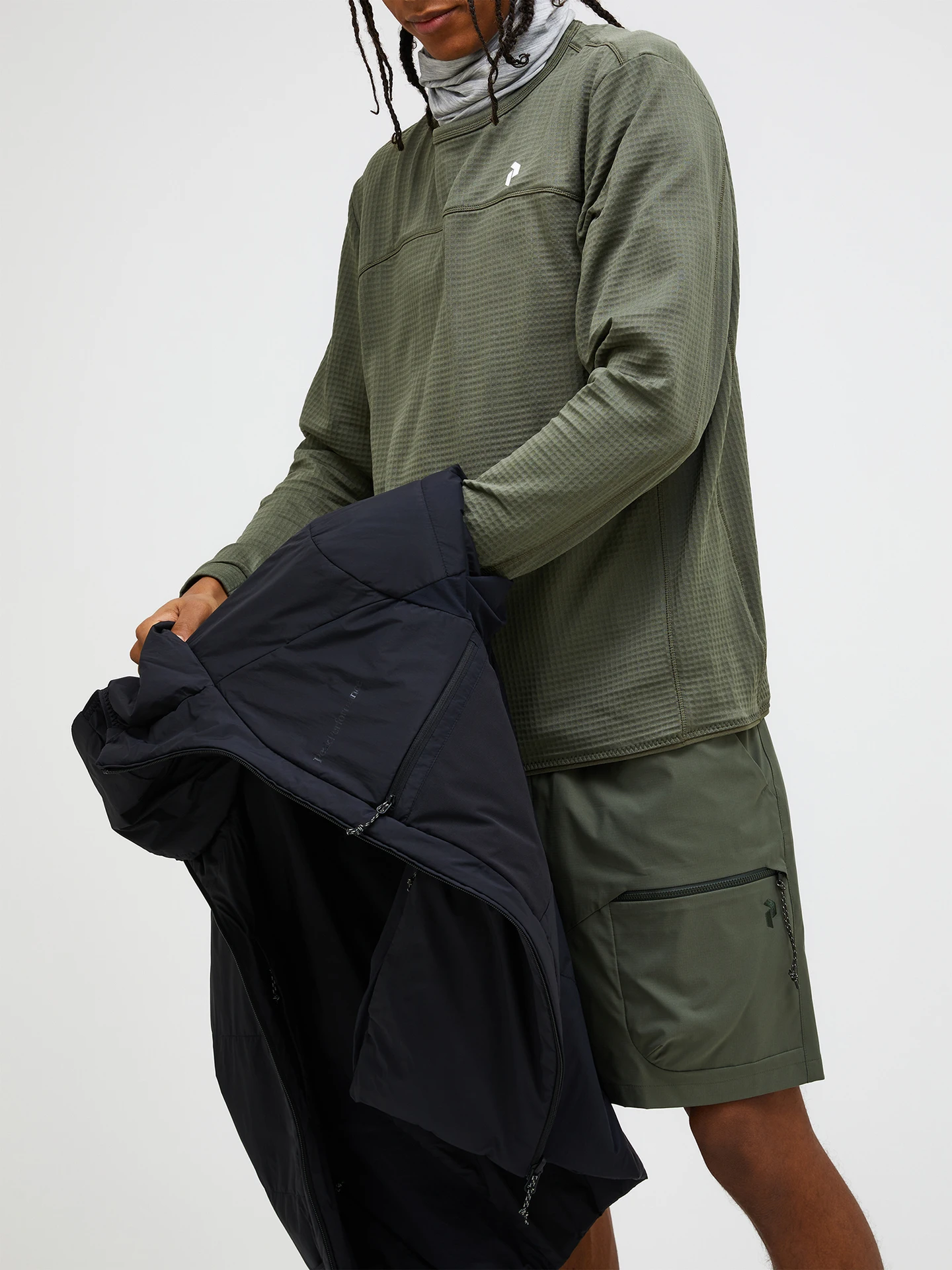FREELIGHT REVERSIBLE INSULATED HOOD JACKET MEN WARM BLUSH (5BH)