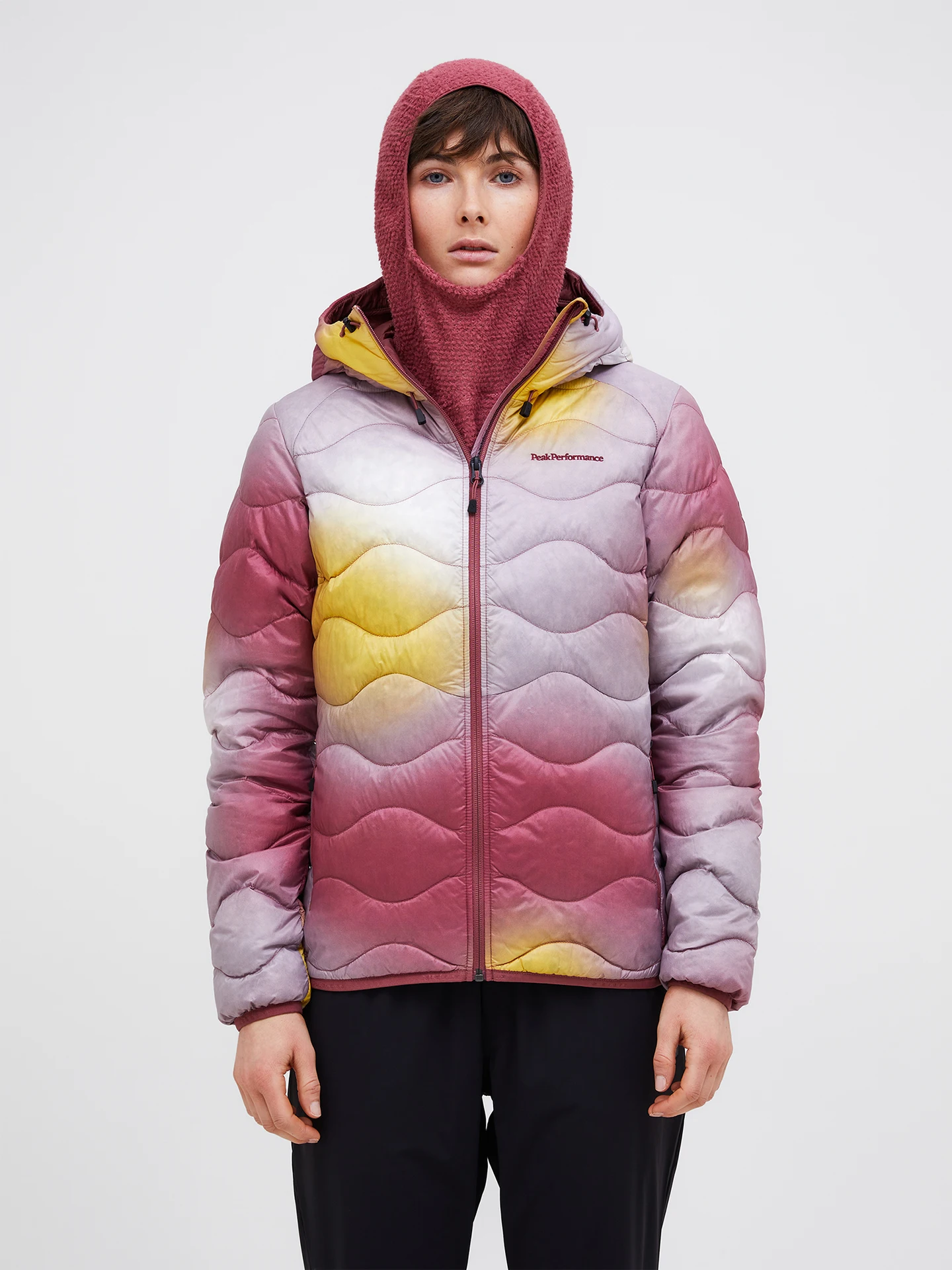 HELIUM AOP DOWN HOOD JACKET WOMEN G77788030