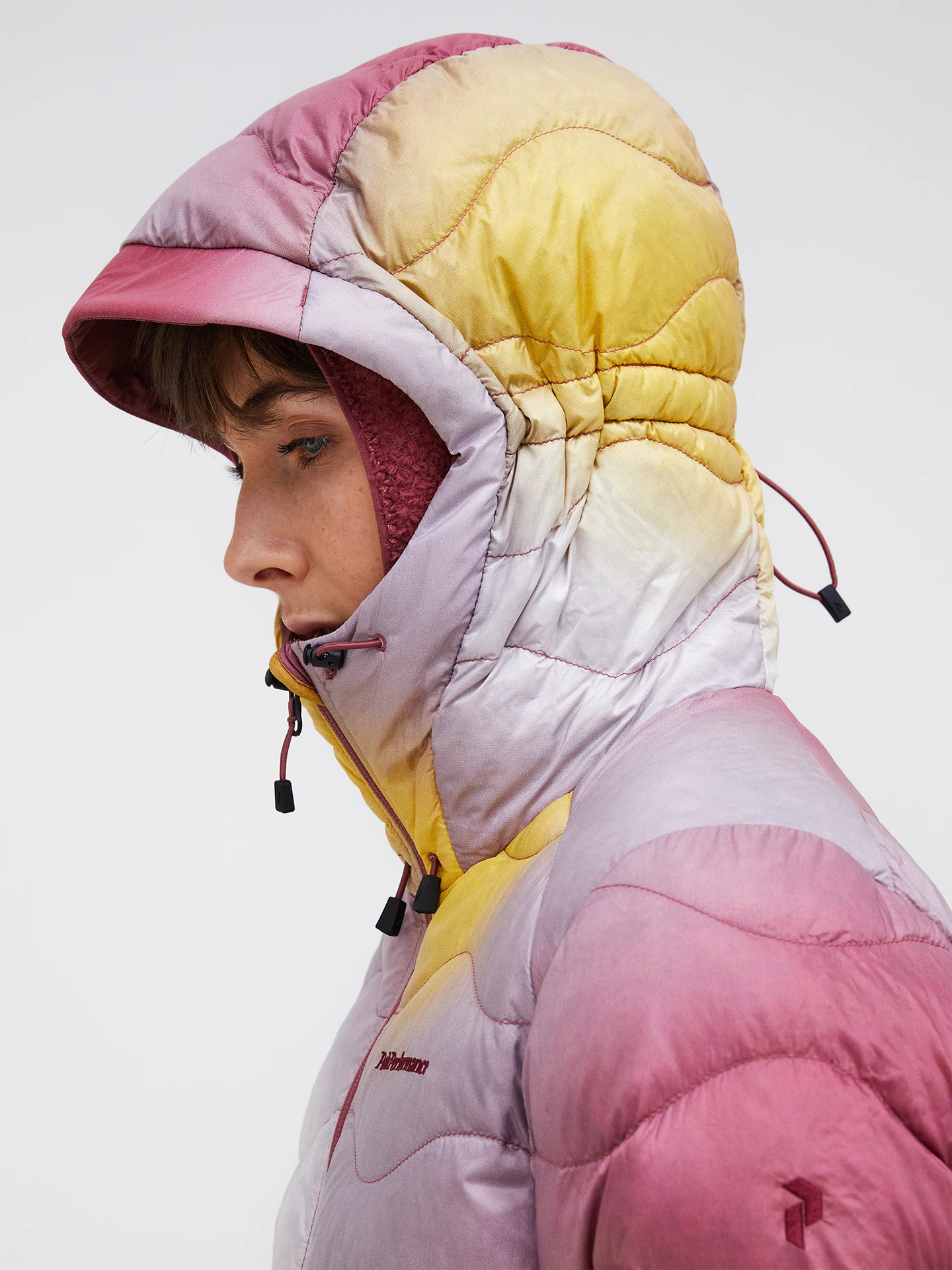 HELIUM AOP DOWN HOOD JACKET WOMEN G77788030
