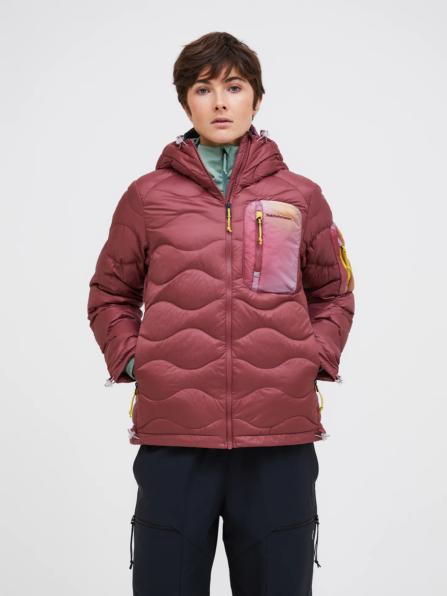 HELIUM AOP UTILITY DOWN HOOD WOMEN G77788030