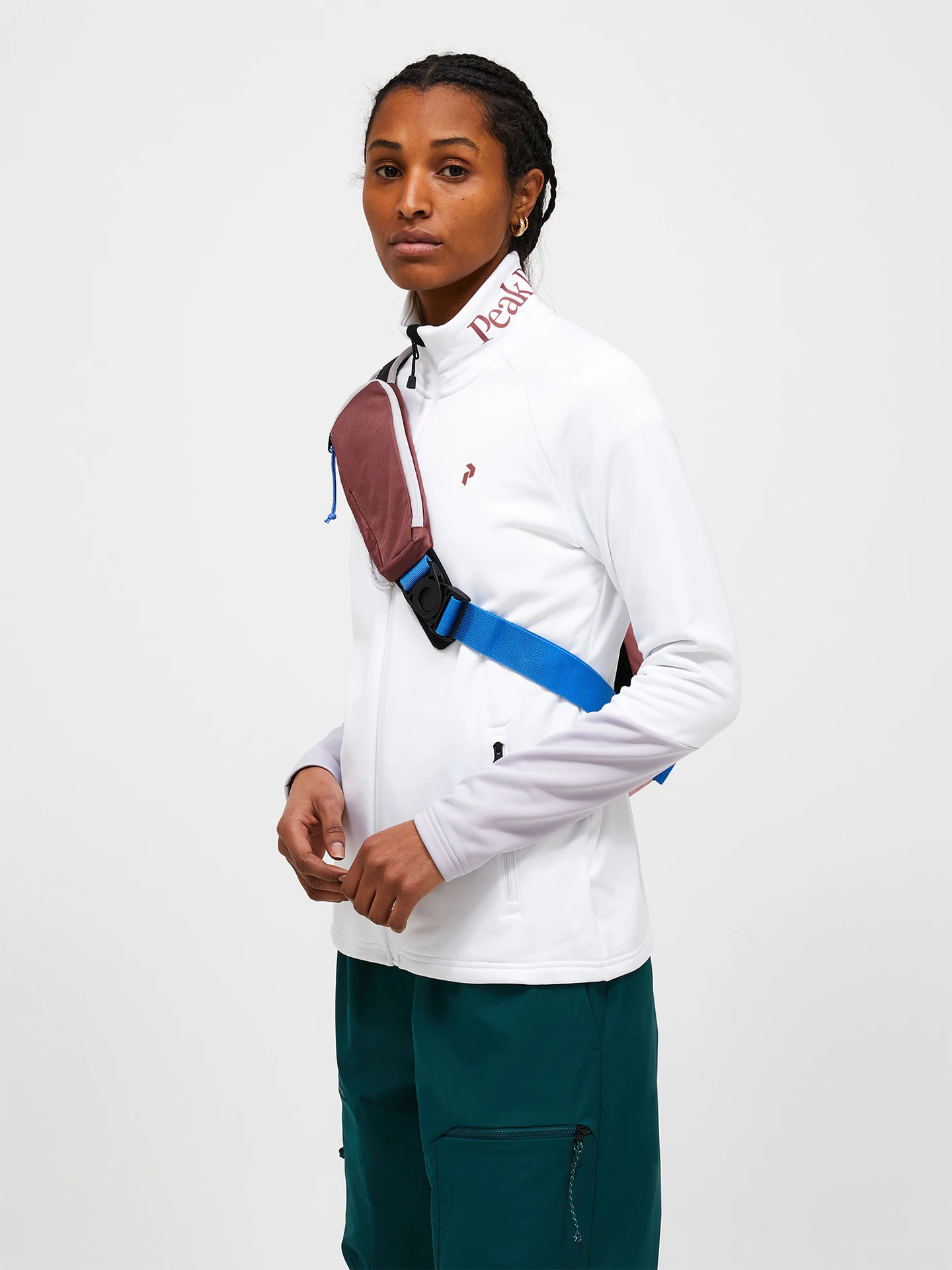 RIDER ESSENTIALS MIDLAYER ZIP JACKET WOMEN PONDEROSA PINE (45Z)