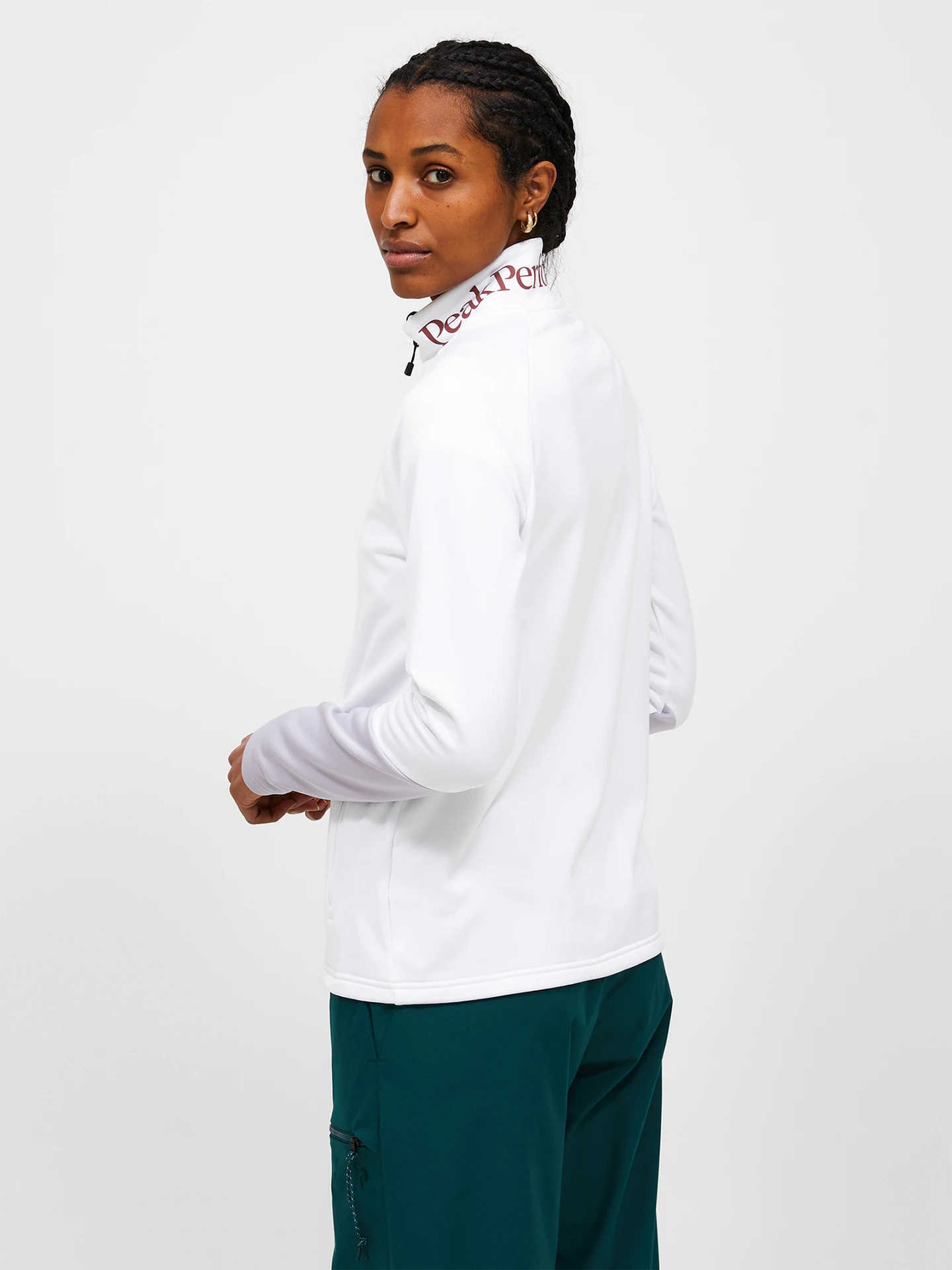 RIDER ESSENTIALS MIDLAYER ZIP JACKET WOMEN PONDEROSA PINE (45Z)