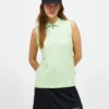 COMFORT ZIP SLEEVELESS POLO WOMEN WARM BLUSH (5BH)
