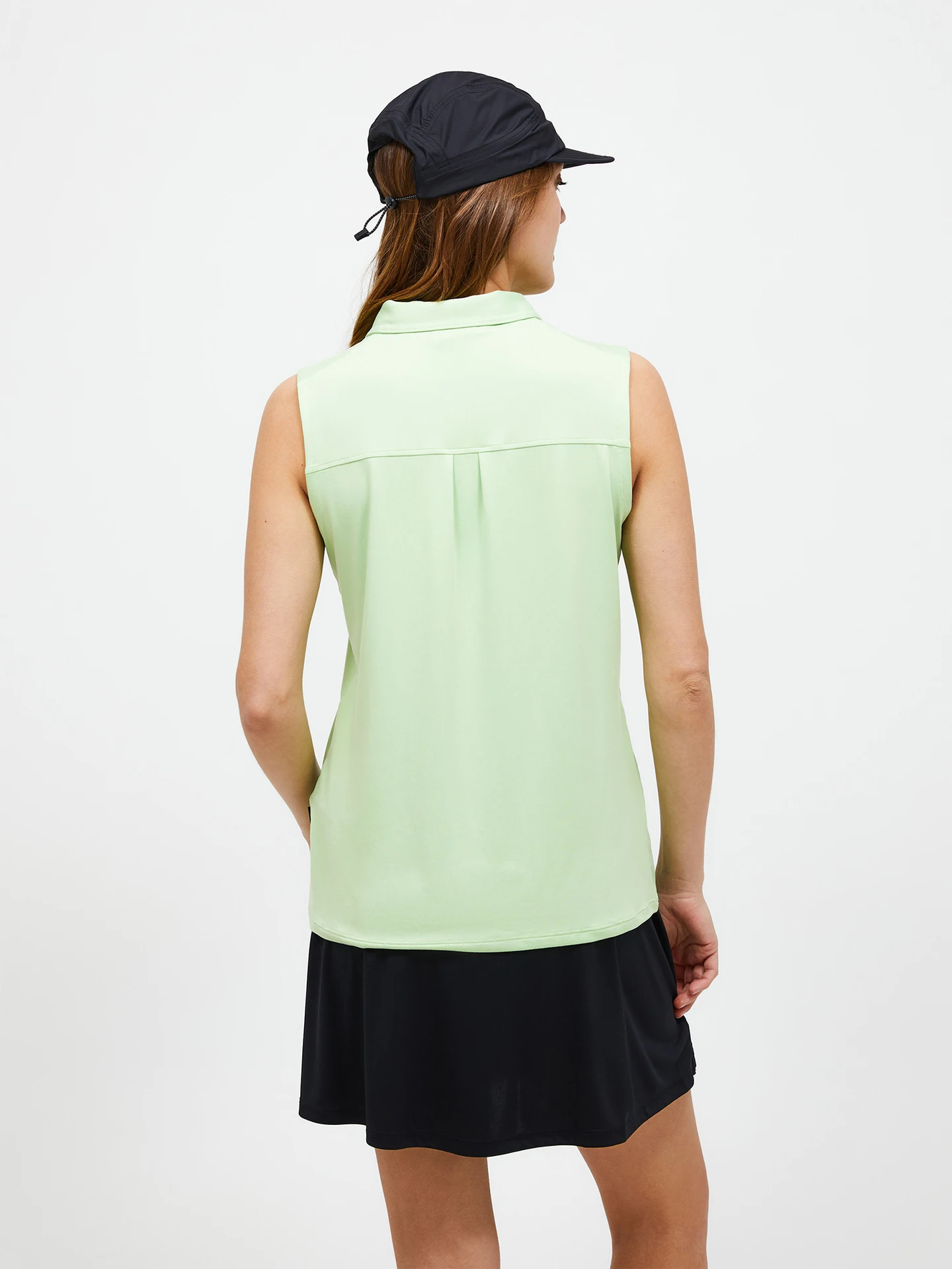 COMFORT ZIP SLEEVELESS POLO WOMEN WARM BLUSH (5BH)