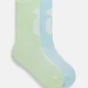 CREW SOCKS 2-PACK Misty Lavender (N45)
