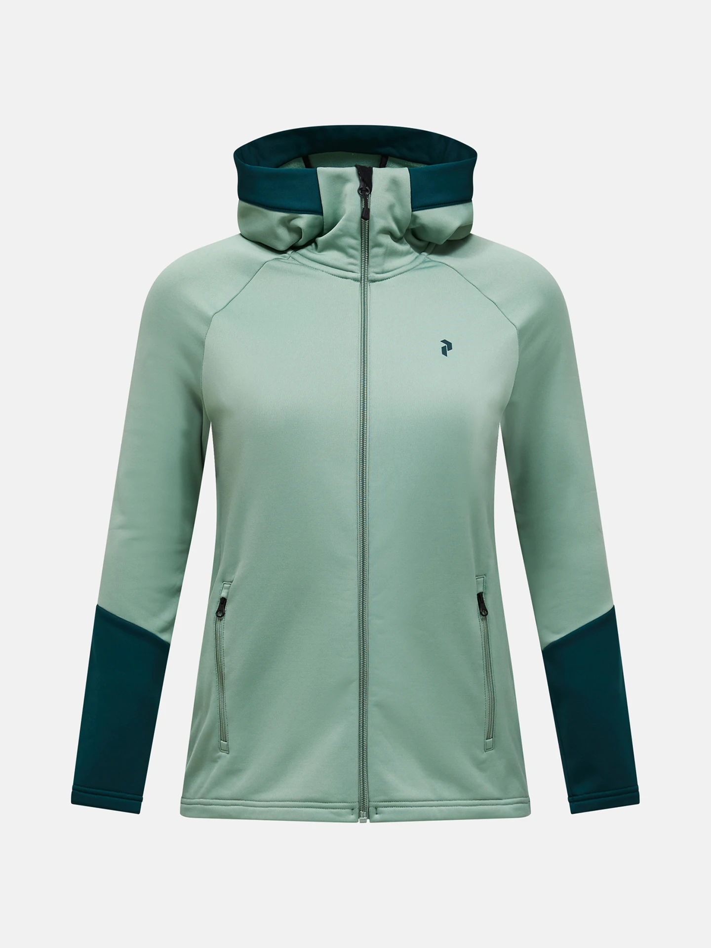 RIDER ESSENTIALS MIDLAYER ZIP HOOD WOMEN G78316050
