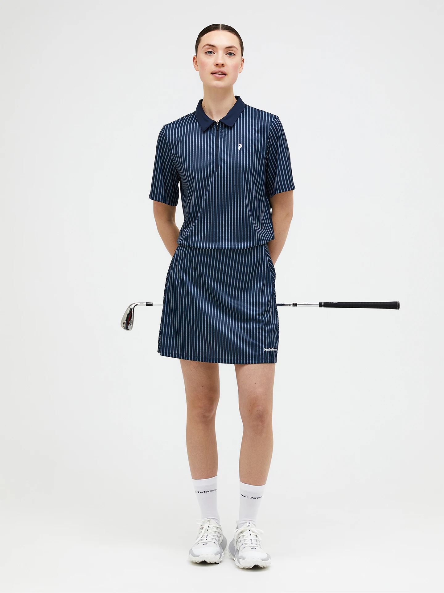 GRAPHIC ZIP POLO WOMEN G78316050