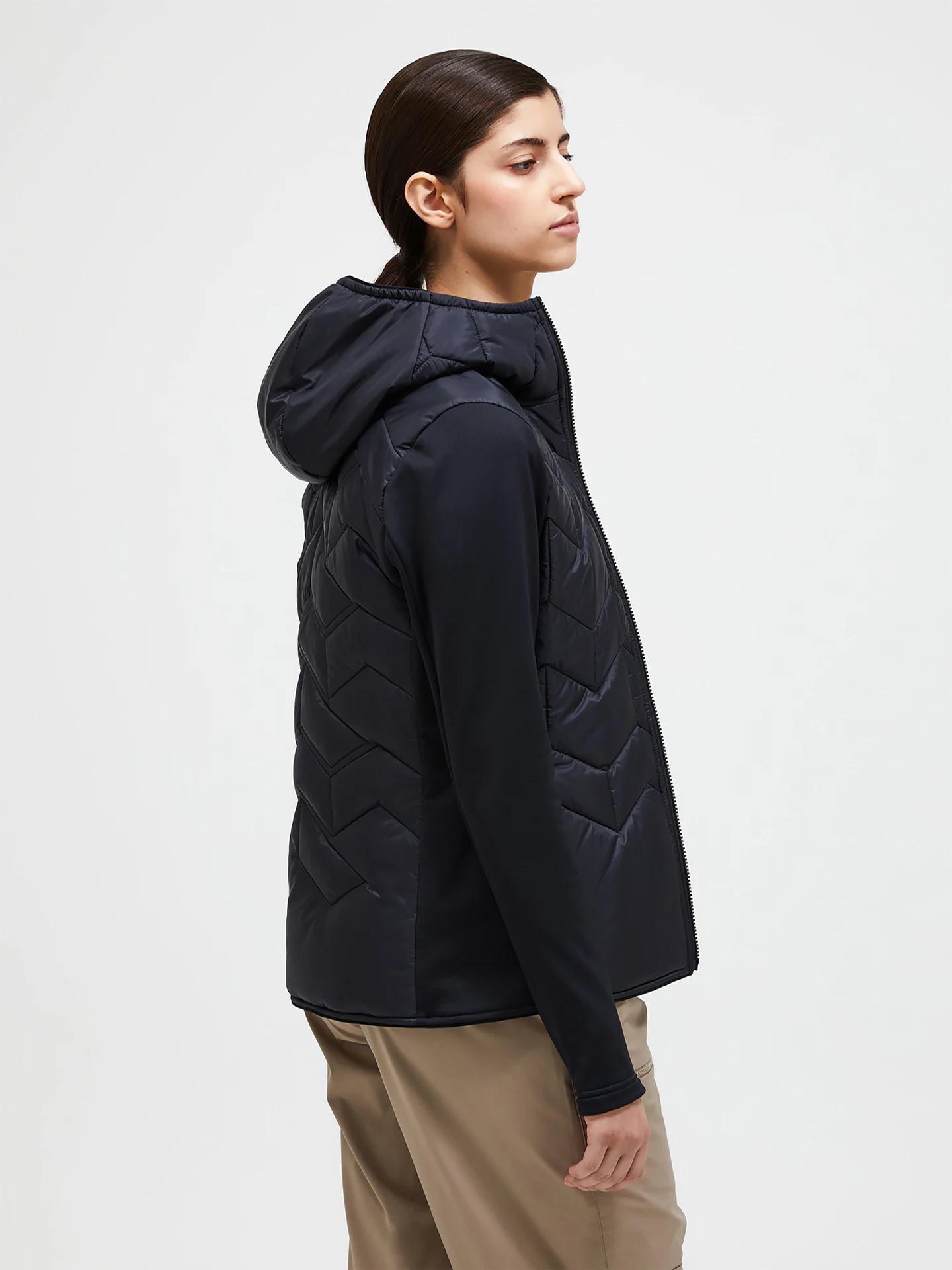 ELEVATE INSULATED HYBRID HOOD JACKET WOMEN G78316050 4 ELEVATE INSULATED HYBRID HOOD JACKET WOMEN G78316050