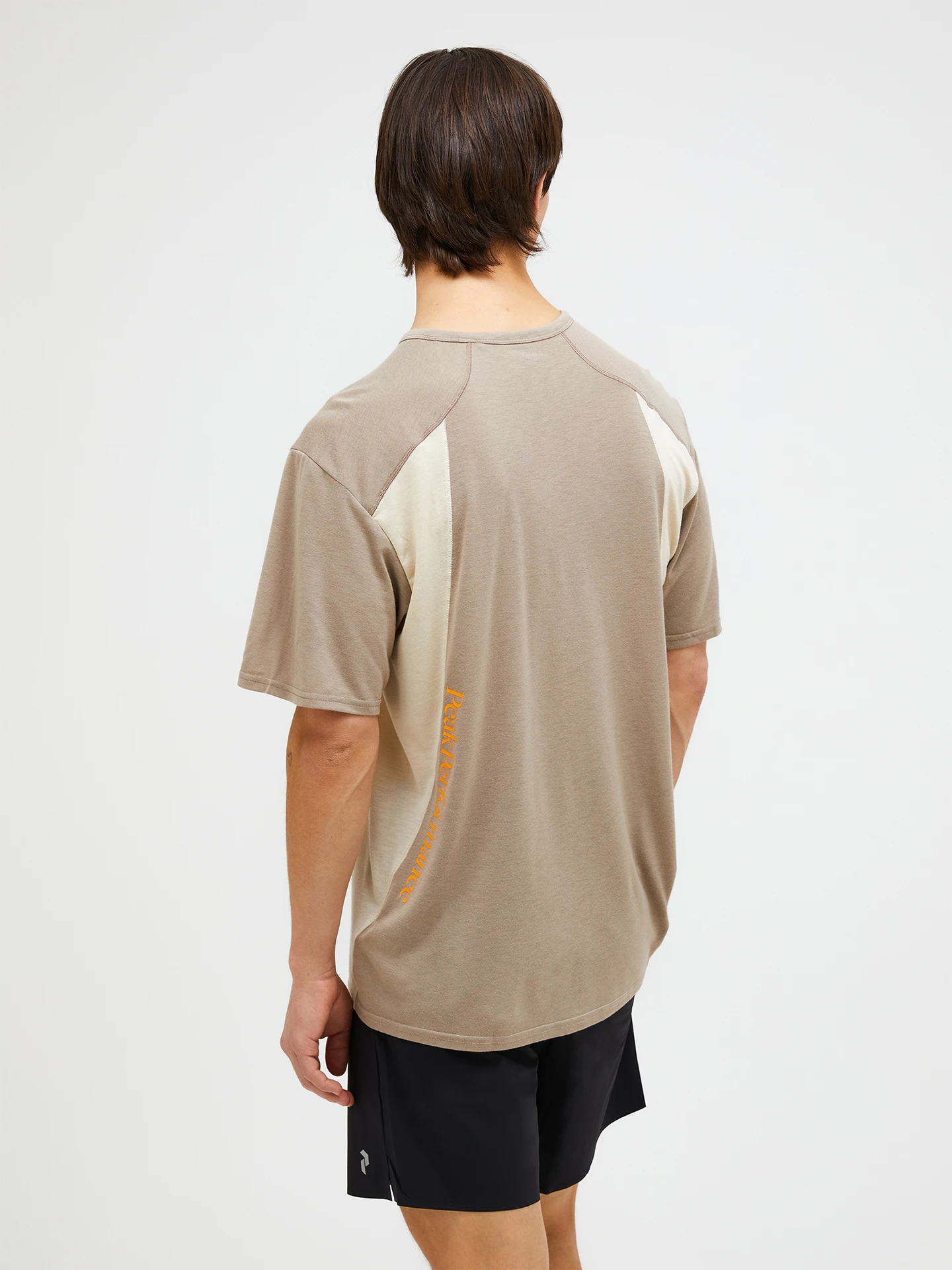 TRAIL WOOL-BLEND SHORTSLEEVE MEN WARM BLUSH (5BH)