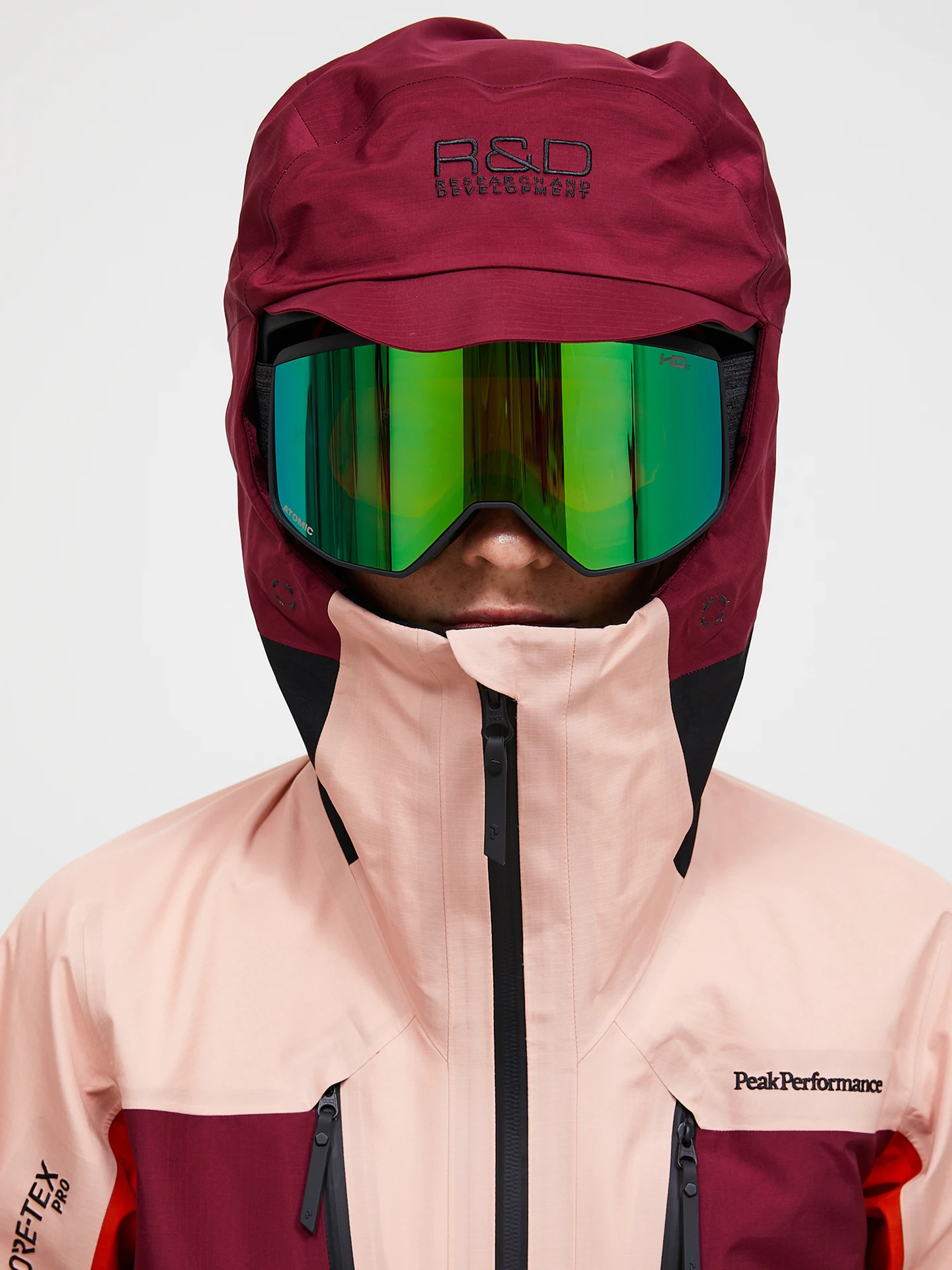 VERTICAL GORE-TEX PRO 3L SHELL JACKET WOMEN VERTICAL ZENITH (R32) / PEACH FUZZ (P63) 3 VERTICAL GORE-TEX PRO 3L SHELL JACKET WOMEN VERTICAL ZENITH (R32) / PEACH FUZZ (P63)