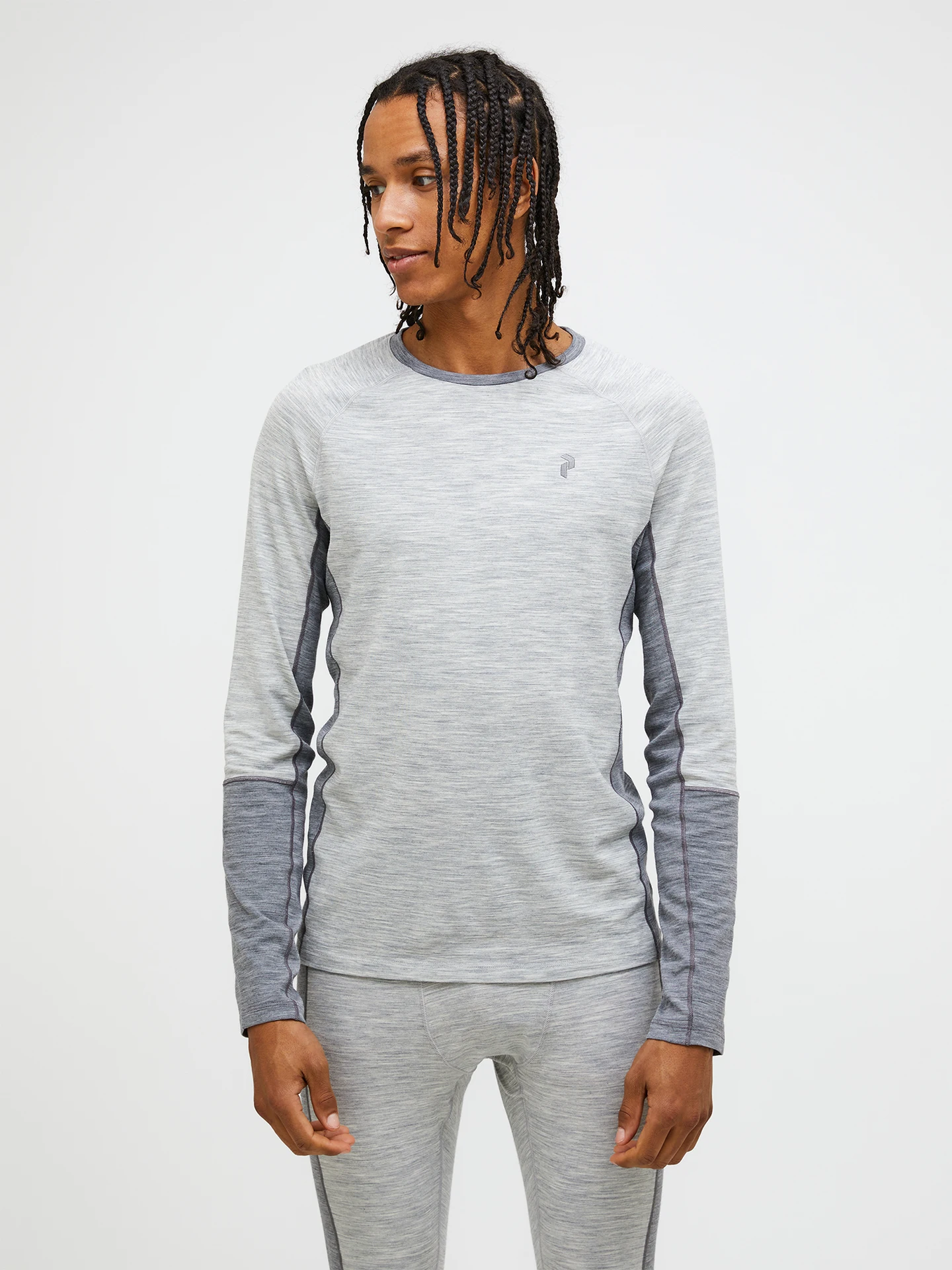 MAGIC CREW WOOL-BLEND BASELAYER MEN WARM BLUSH (5BH)