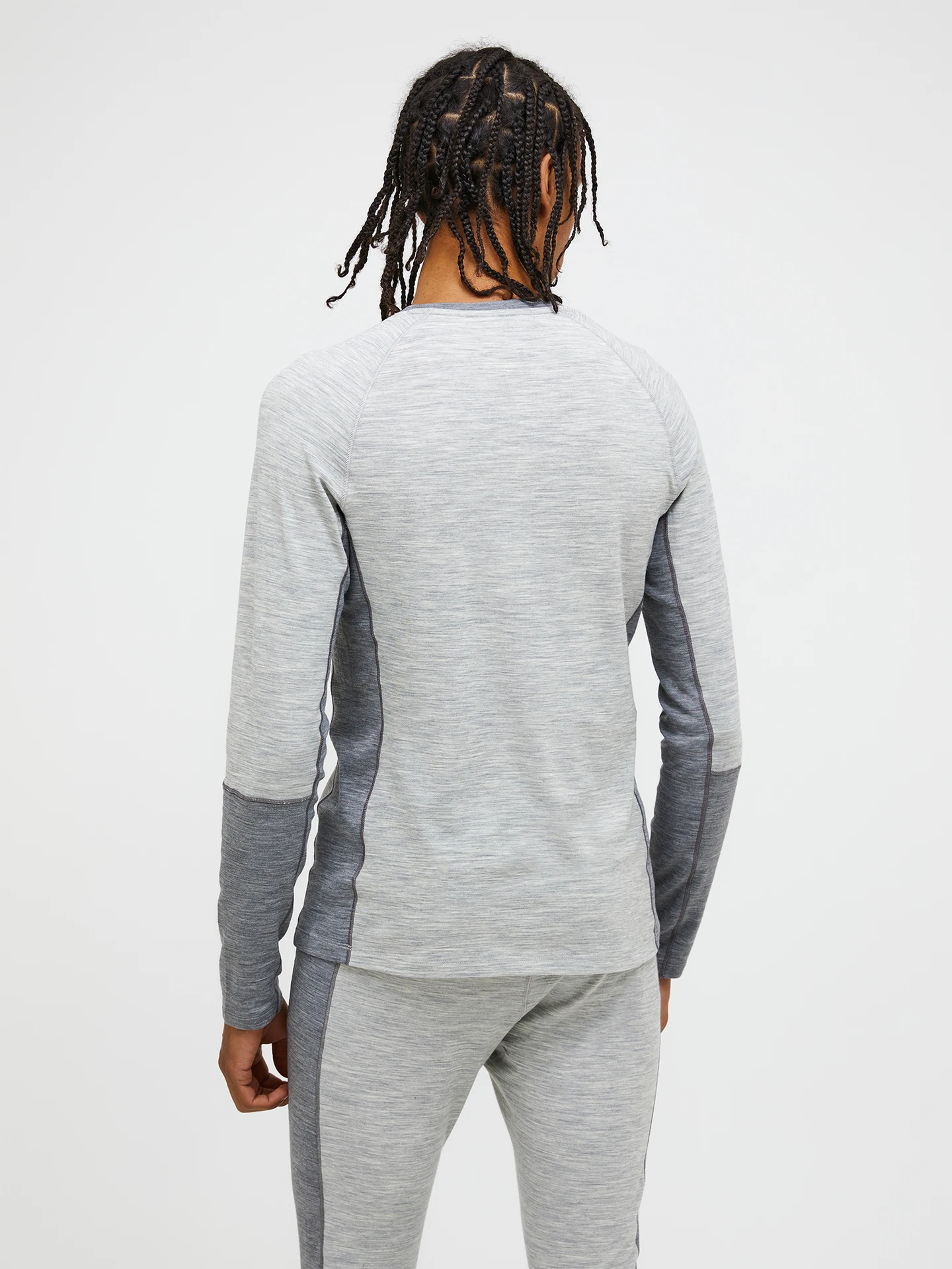 MAGIC CREW WOOL-BLEND BASELAYER MEN WARM BLUSH (5BH)